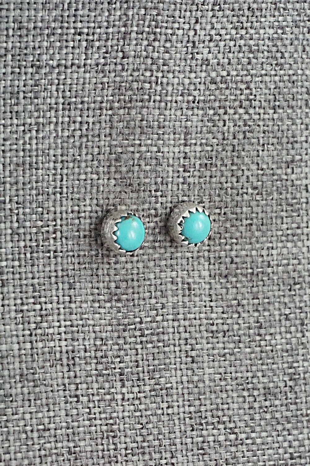 Turquoise and Sterling Silver Earrings - Betty Hawthorne