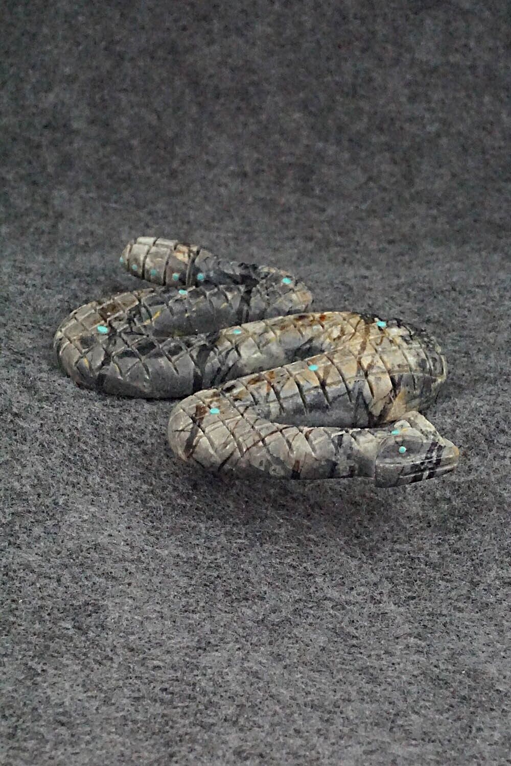 Rattlesnake Zuni Fetish Carving - Douglas Martza