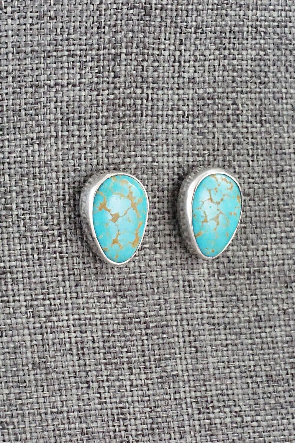 Turquoise & Sterling Silver Earrings - Marco Begaye