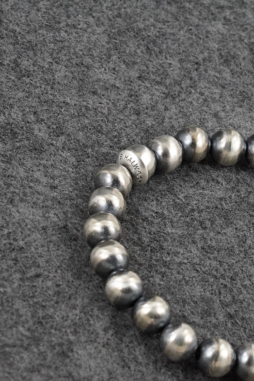 Sterling Silver Navajo Pearl Bracelet - Bryannen Halwood