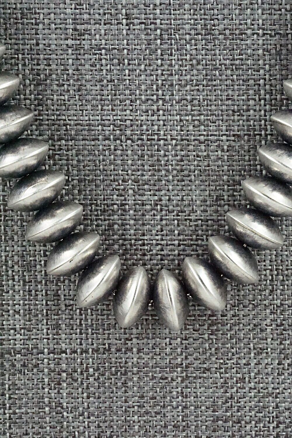 Sterling Silver Navajo Pearl Necklace - Bryannen Halwood