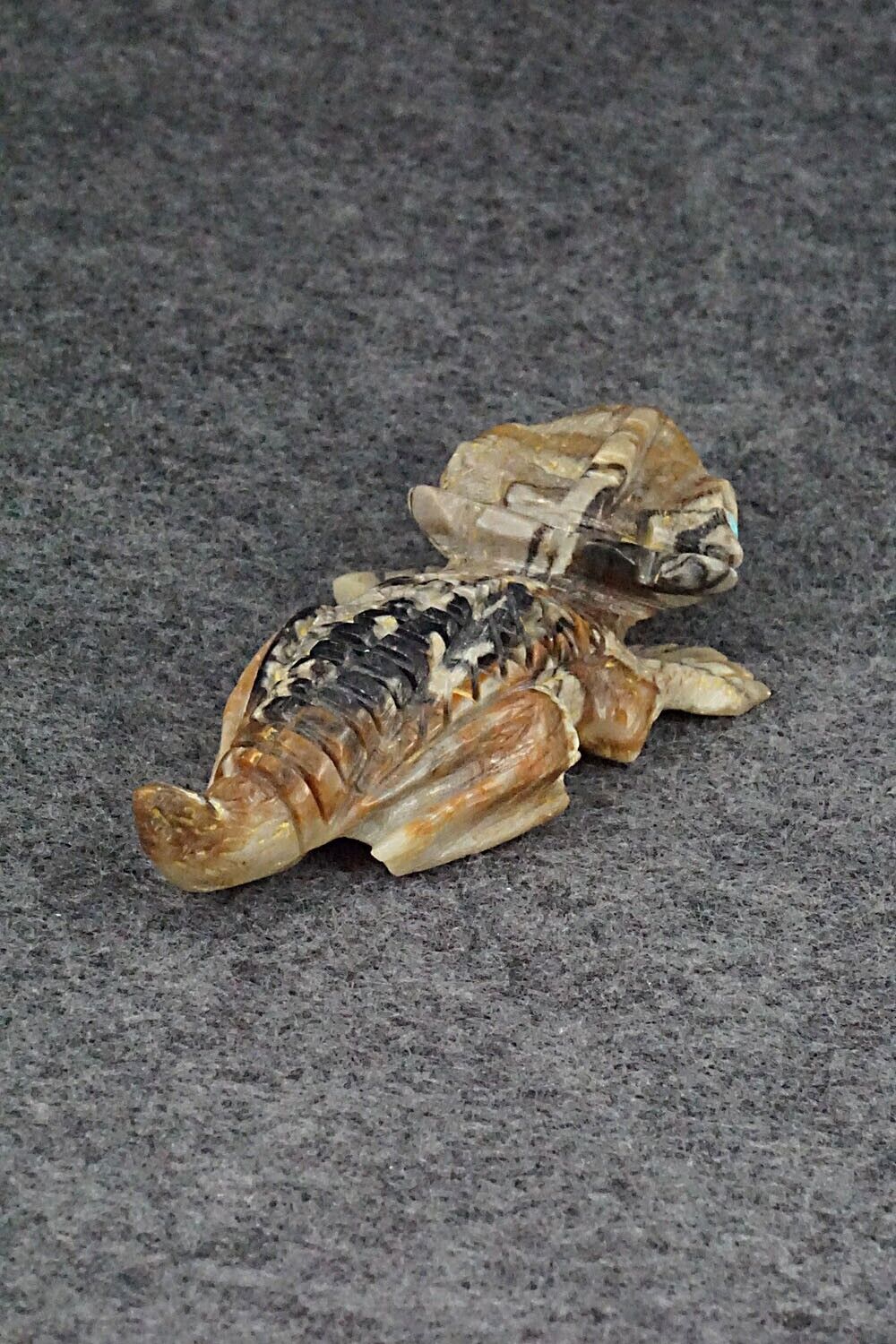 Horned Toad Zuni Fetish Carving - Dana Malani