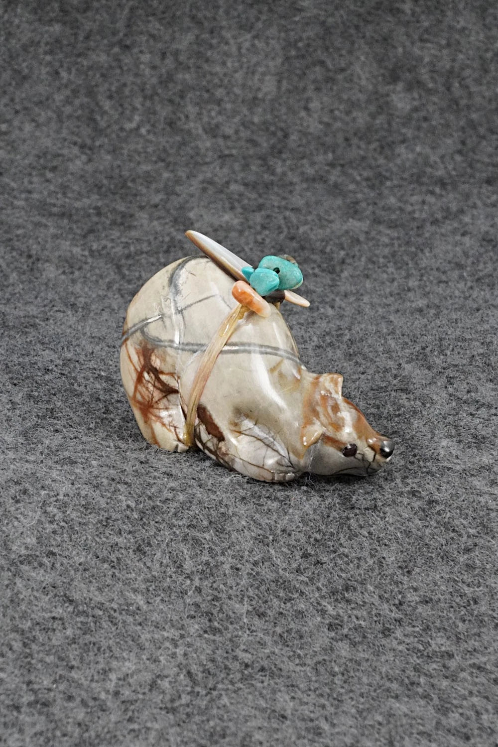 Bear Zuni Fetish Carving - Randy Lucio