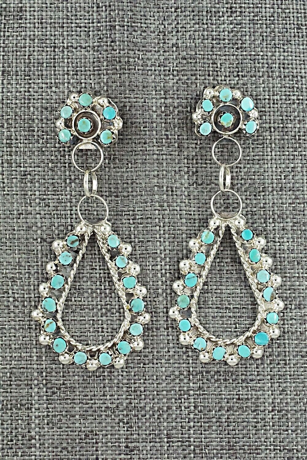 Turquoise & Sterling Silver Earrings - Joanne Cheama