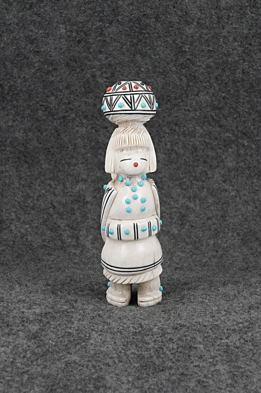 Ola Maiden Zuni Fetish Carving - Claudia Peina