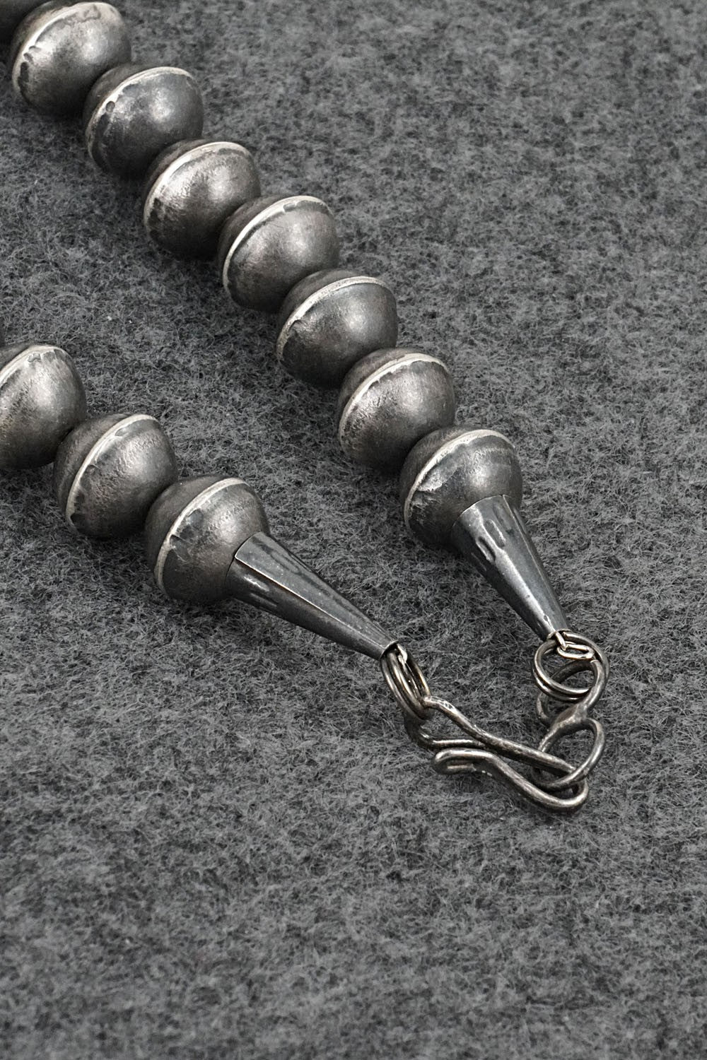 Turquoise & Sterling Silver Squash Blossom Set - Gilbert Martin