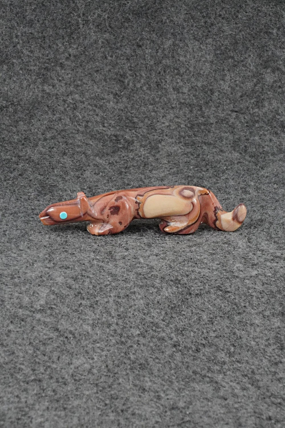 Mountain Lion Zuni Fetish Carving - Ronnie Lunasee