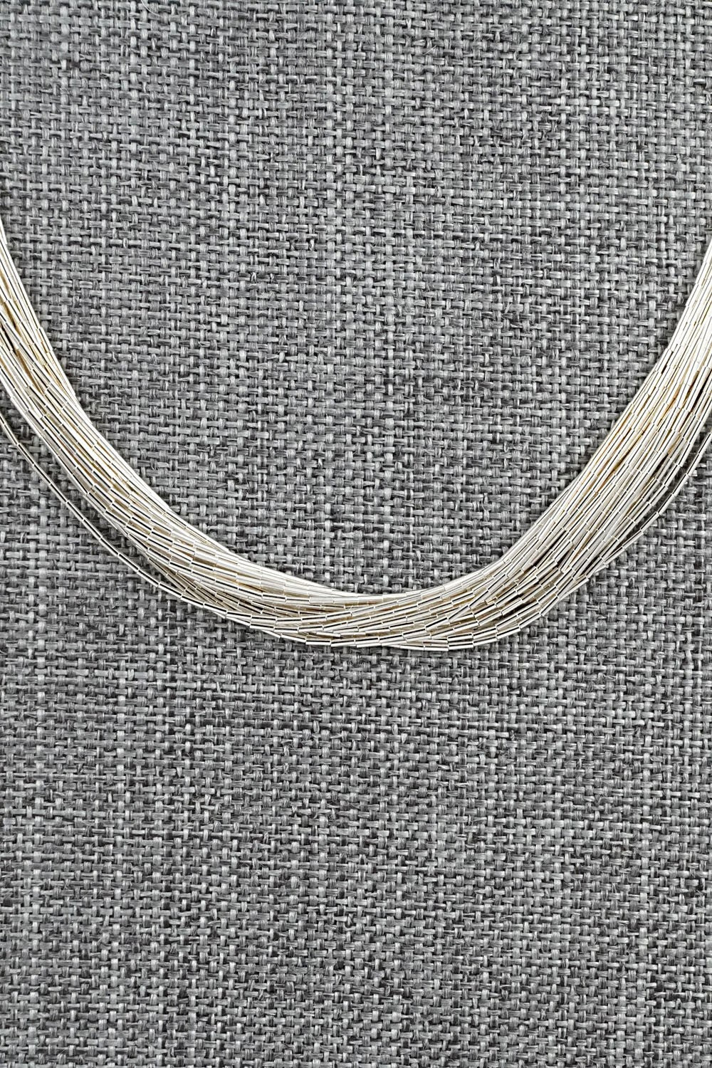 Liquid Silver Necklace - Sterling Silver 18"
