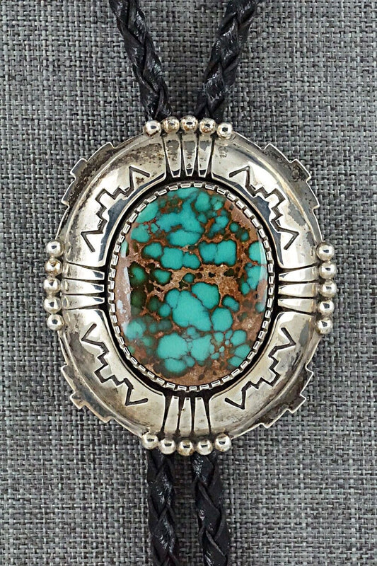 Turquoise & Sterling Silver Bolo Tie - Oliver Smith