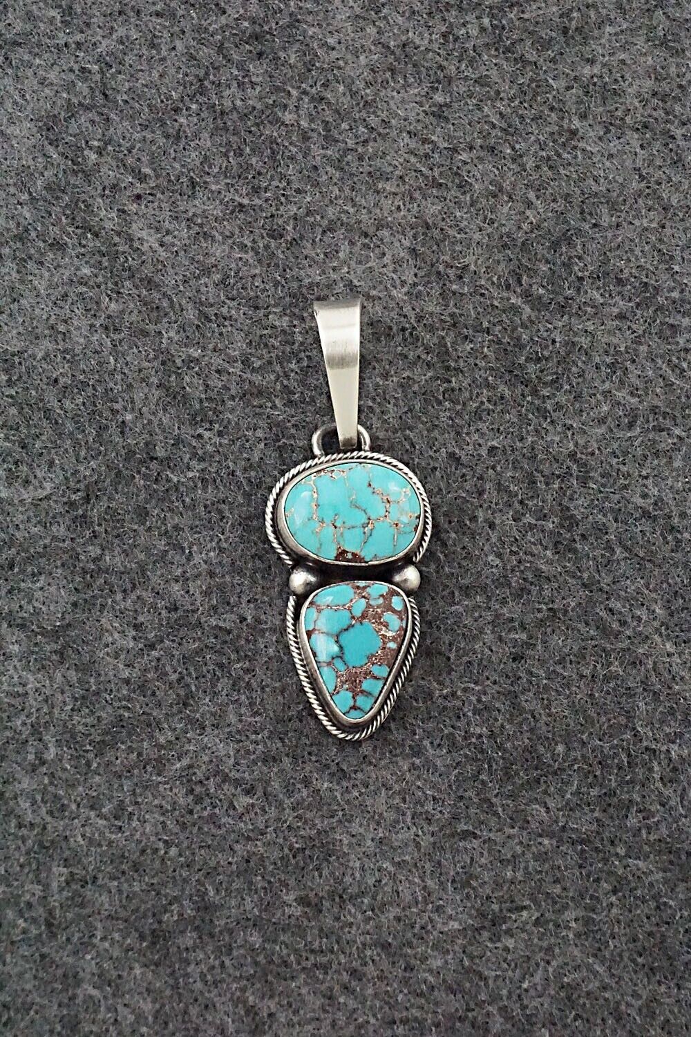 Turquoise & Sterling Silver Pendant - Darrin Livingston