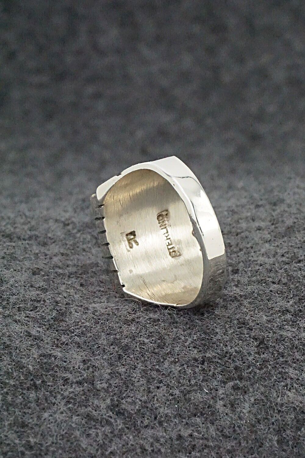 Multi-Stone & Sterling Silver Ring - Trevor Jack - Size 10