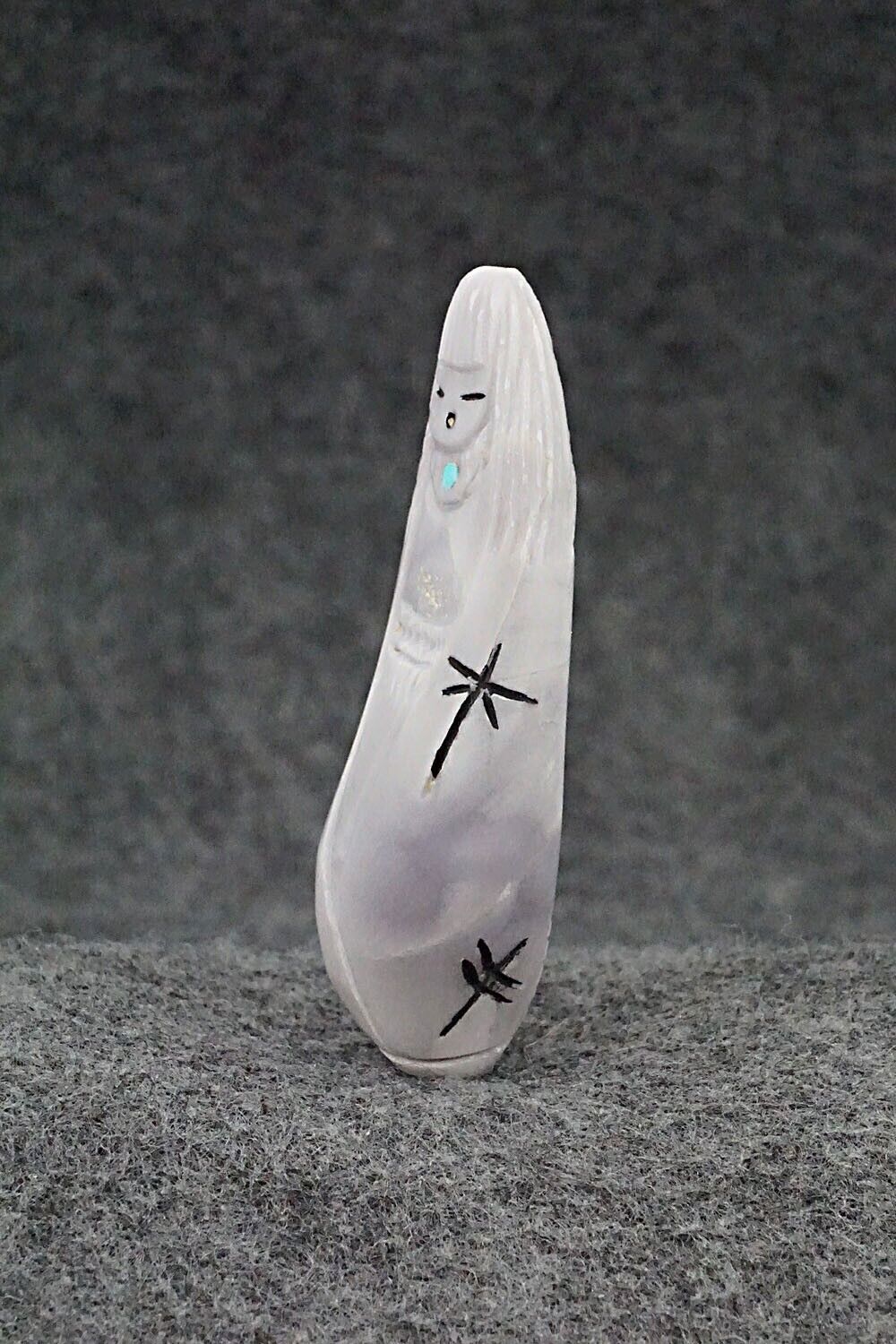Corn Maiden Zuni Fetish Carving - Sandra Quandelacy