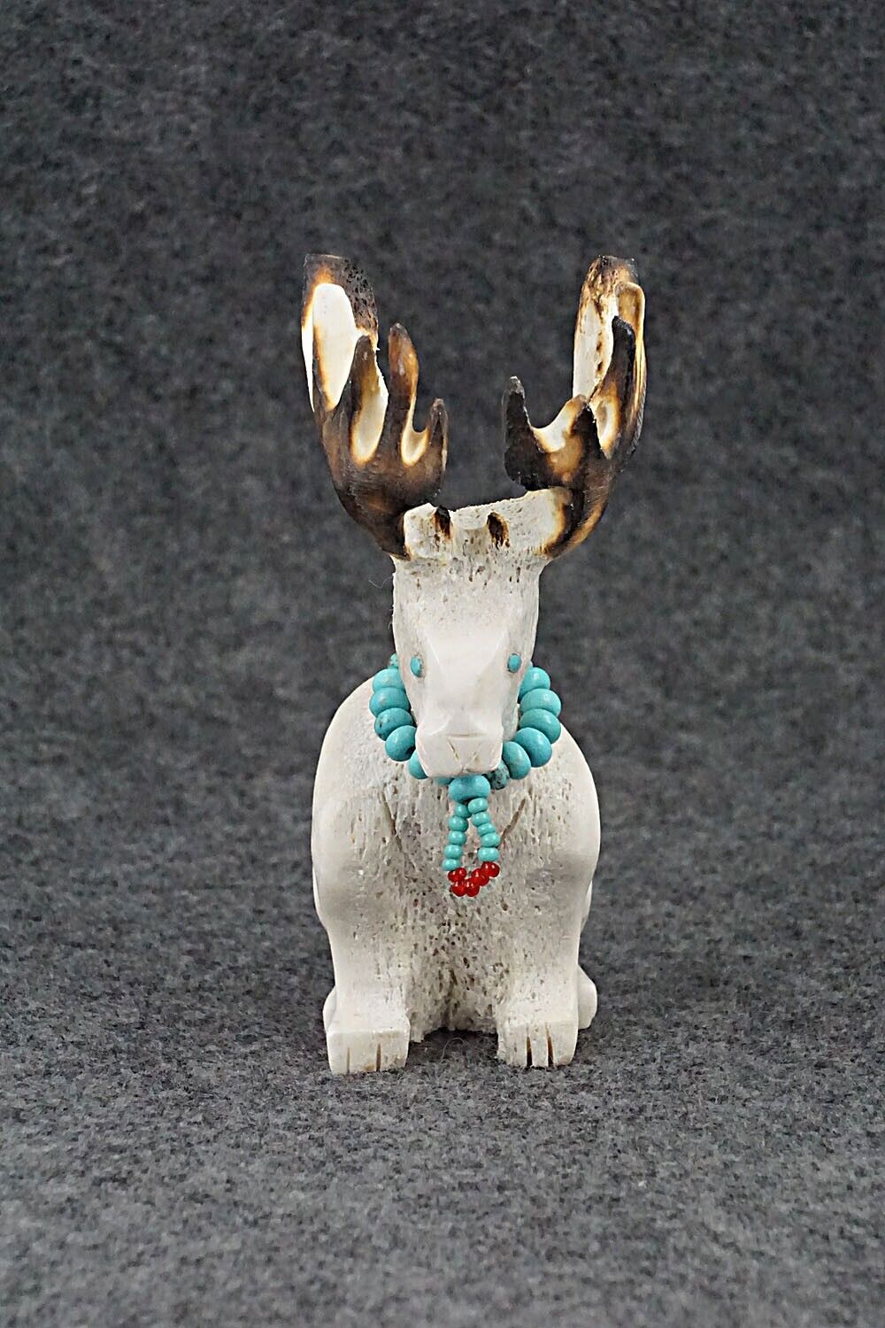 Jackalope Zuni Fetish Carving - Andres Lementino