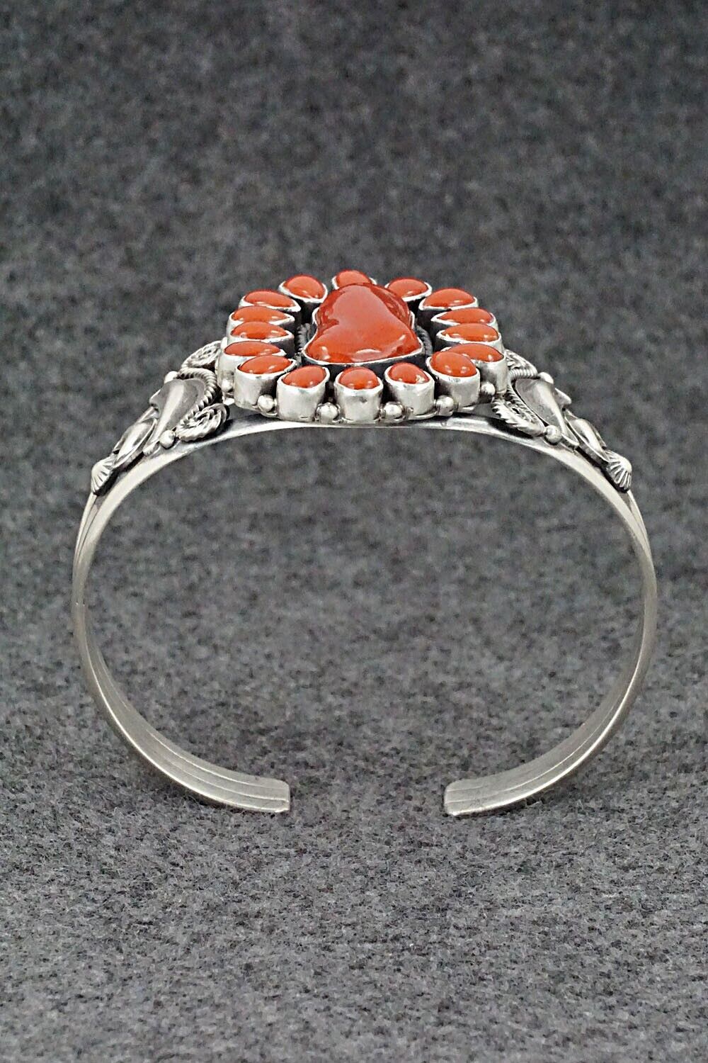 Coral & Sterling Silver Bracelet - Derrick Gordon
