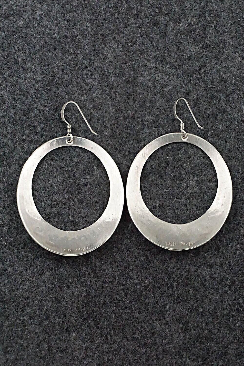 Turquoise & Sterling Silver Earrings - Rosita Singer