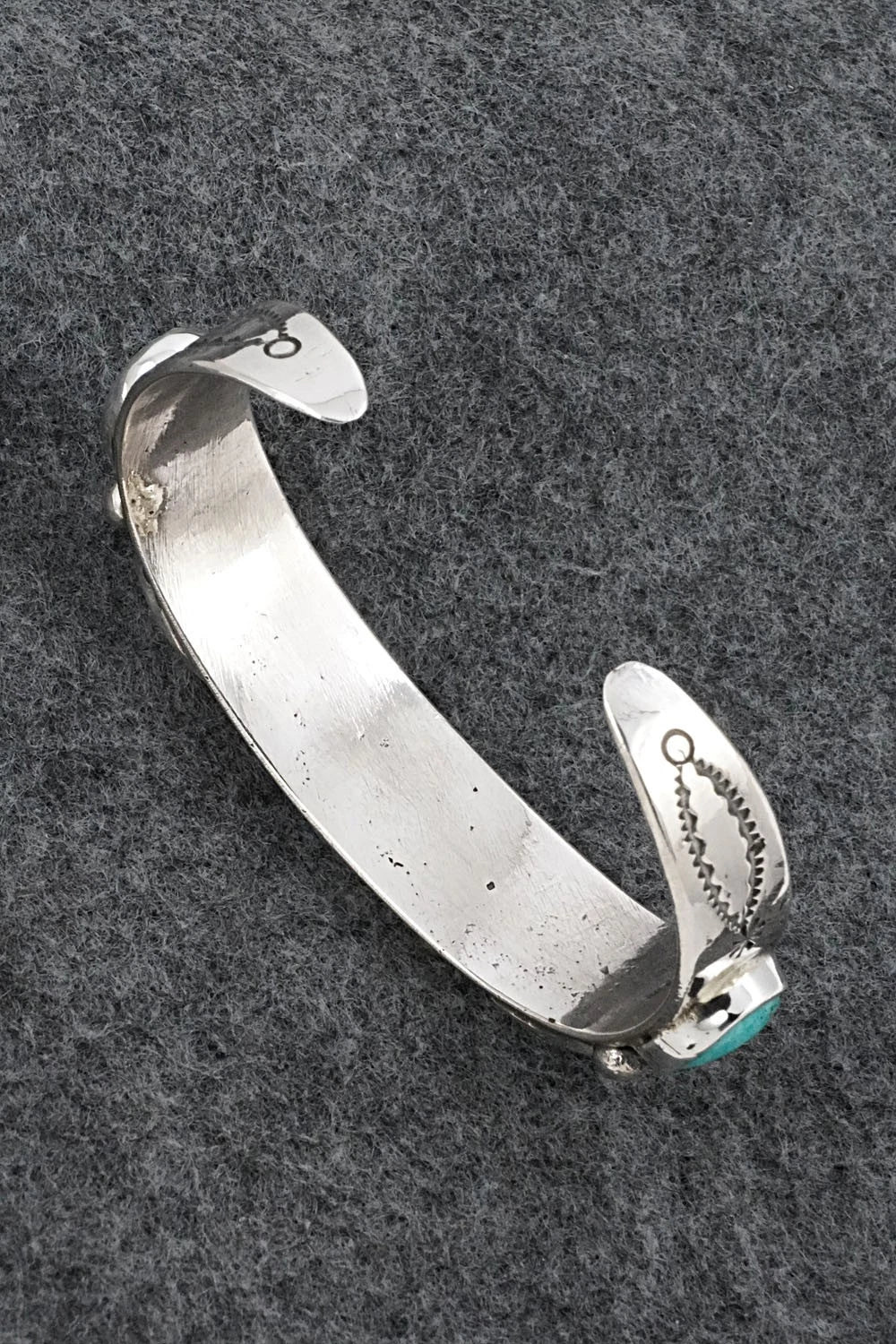 Turquoise & Sterling Silver Bracelet - Evelyn Platero