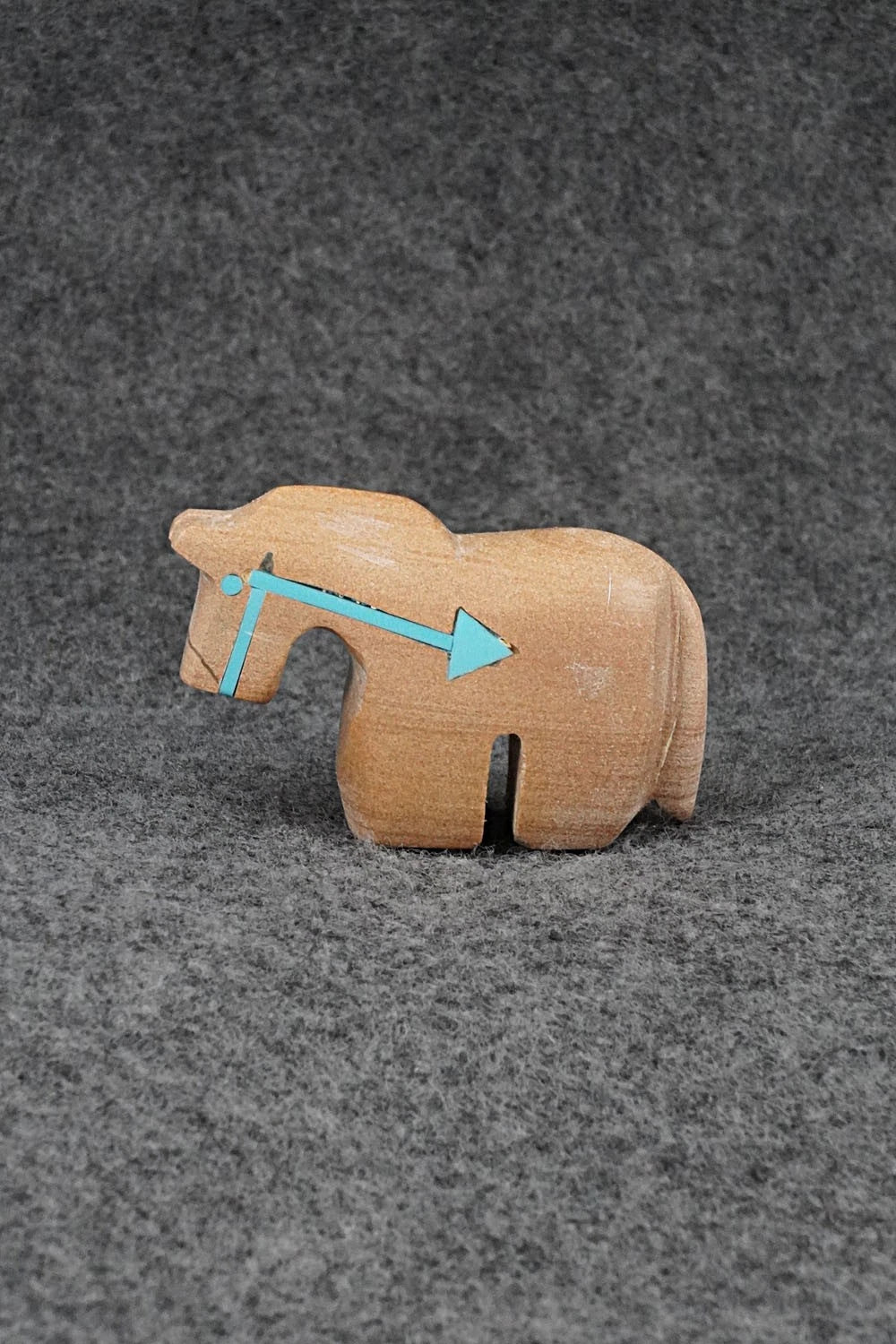 Horse Zuni Fetish Carving - Bernard Laiwakete