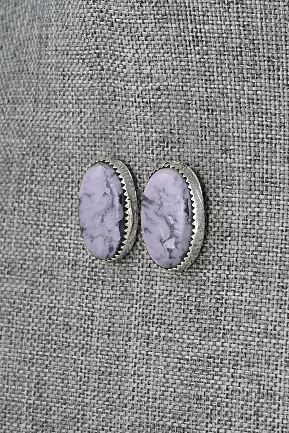 Morado & Sterling Silver Earrings - Murray Hannaweeka