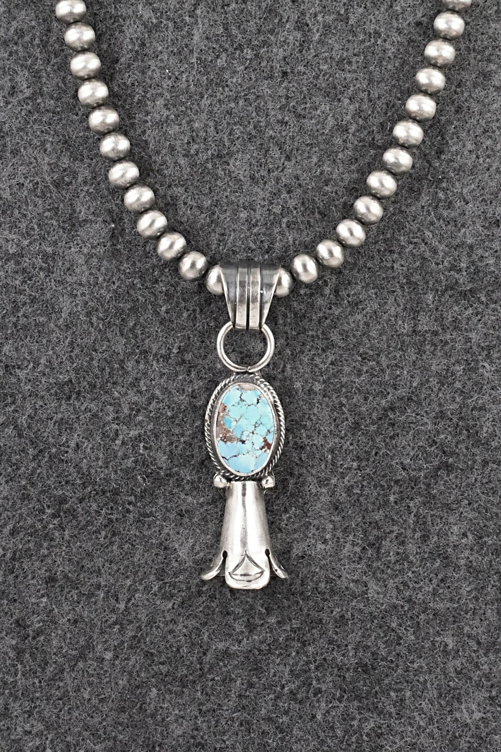 Turquoise & Sterling Silver Necklace - Sharon McCarthy