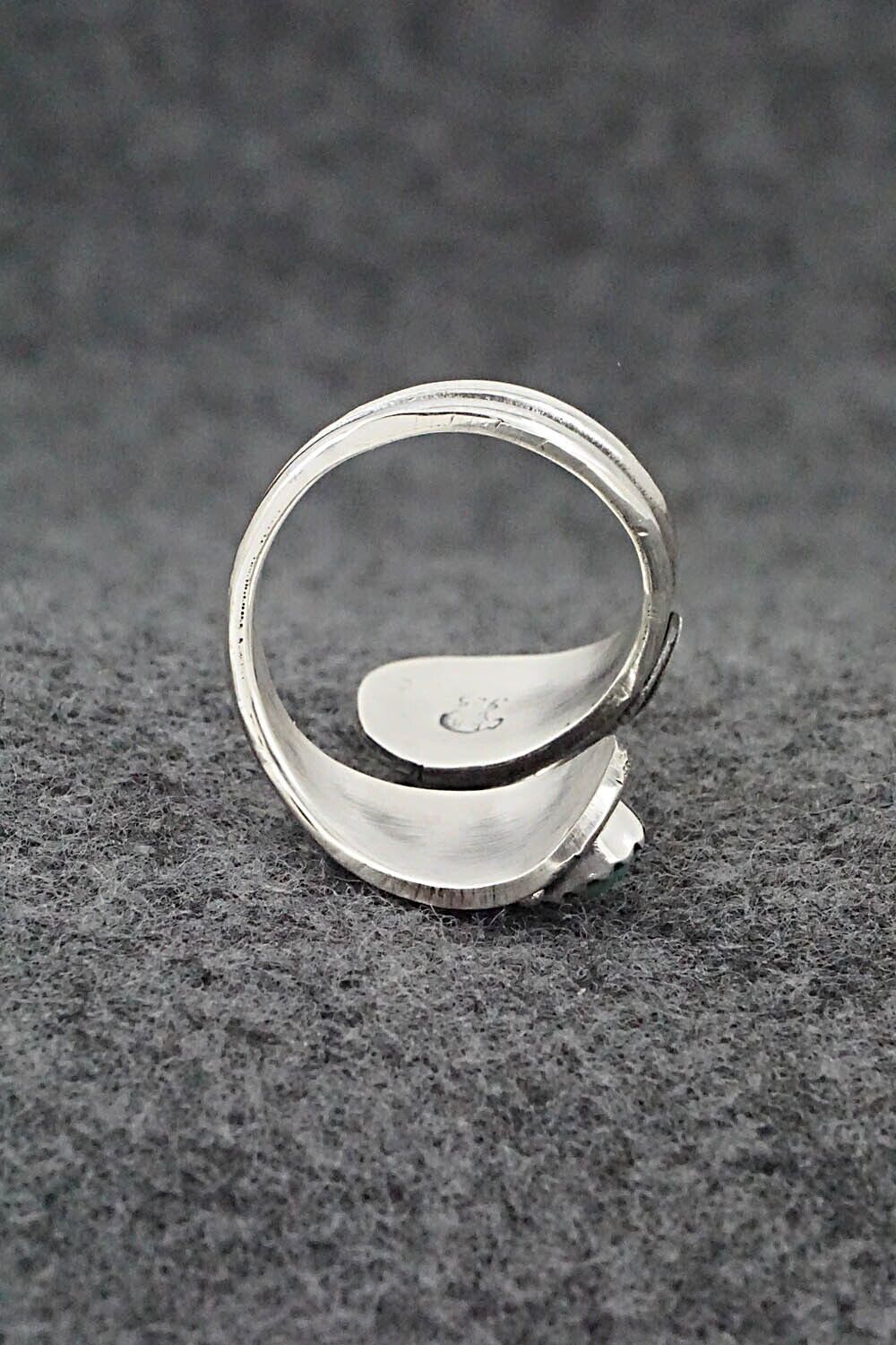 Turquoise & Sterling Silver Ring - Genevieve Francisco - Size 7.5