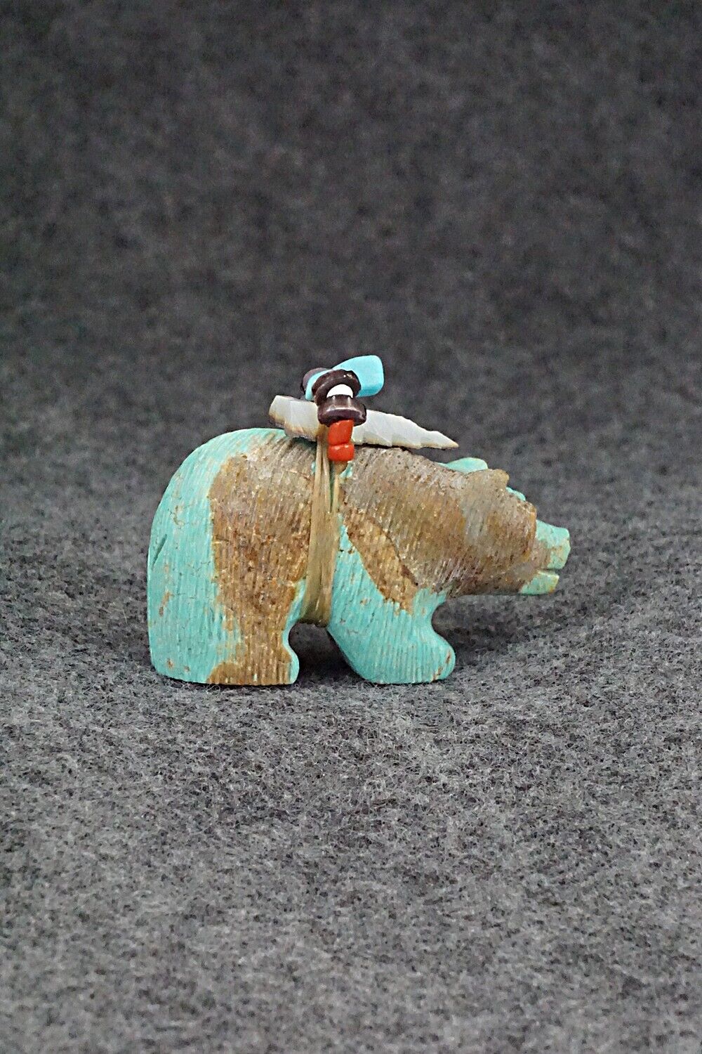 Bear Zuni Fetish Carving - Douglas Martza