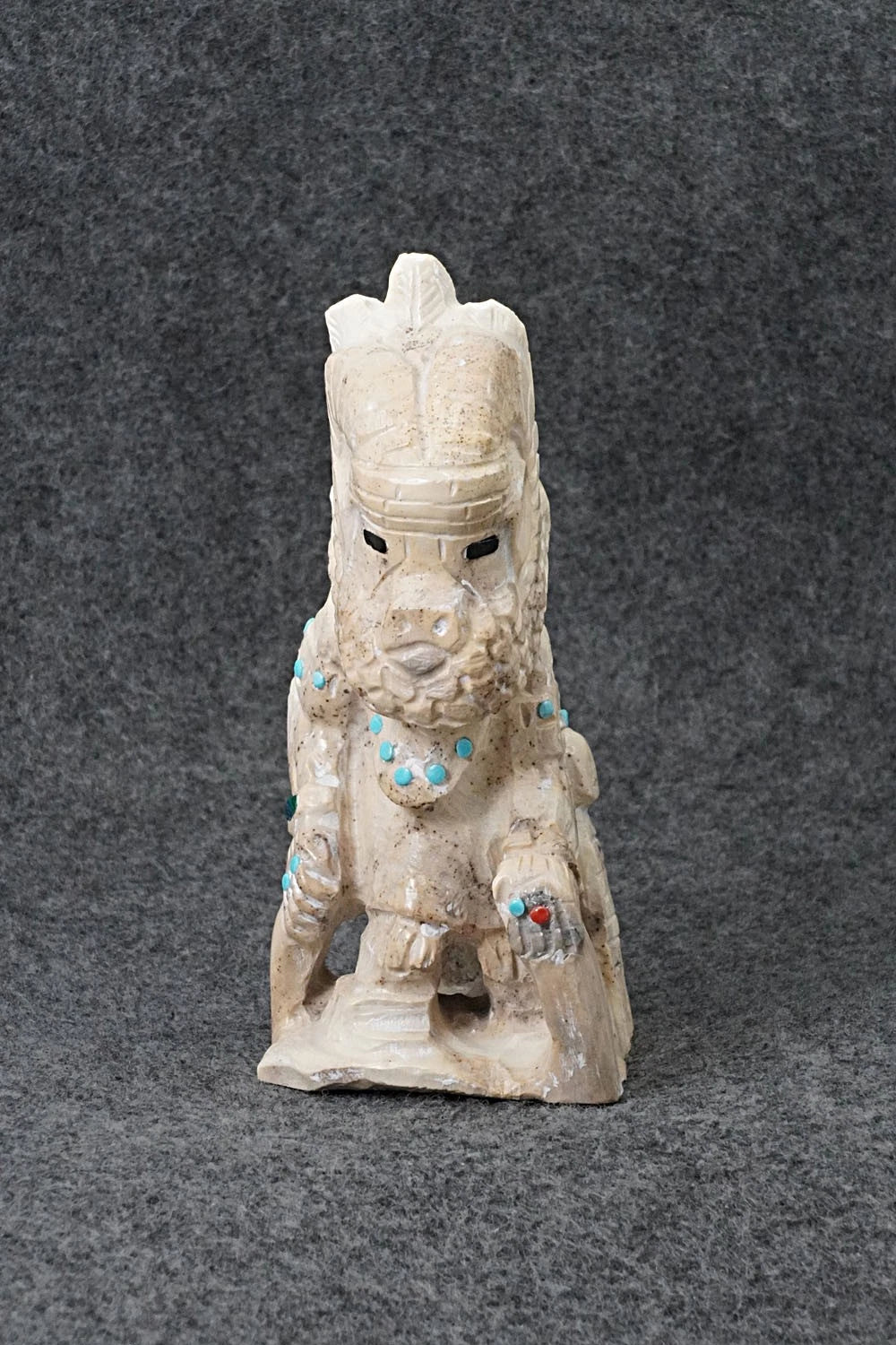 Ram Dancer Zuni Fetish Carving - Derrick Kammasee
