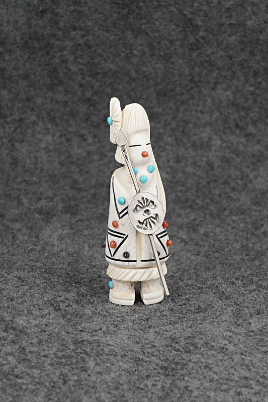 Warrior Zuni Fetish Carving - Claudia Peina