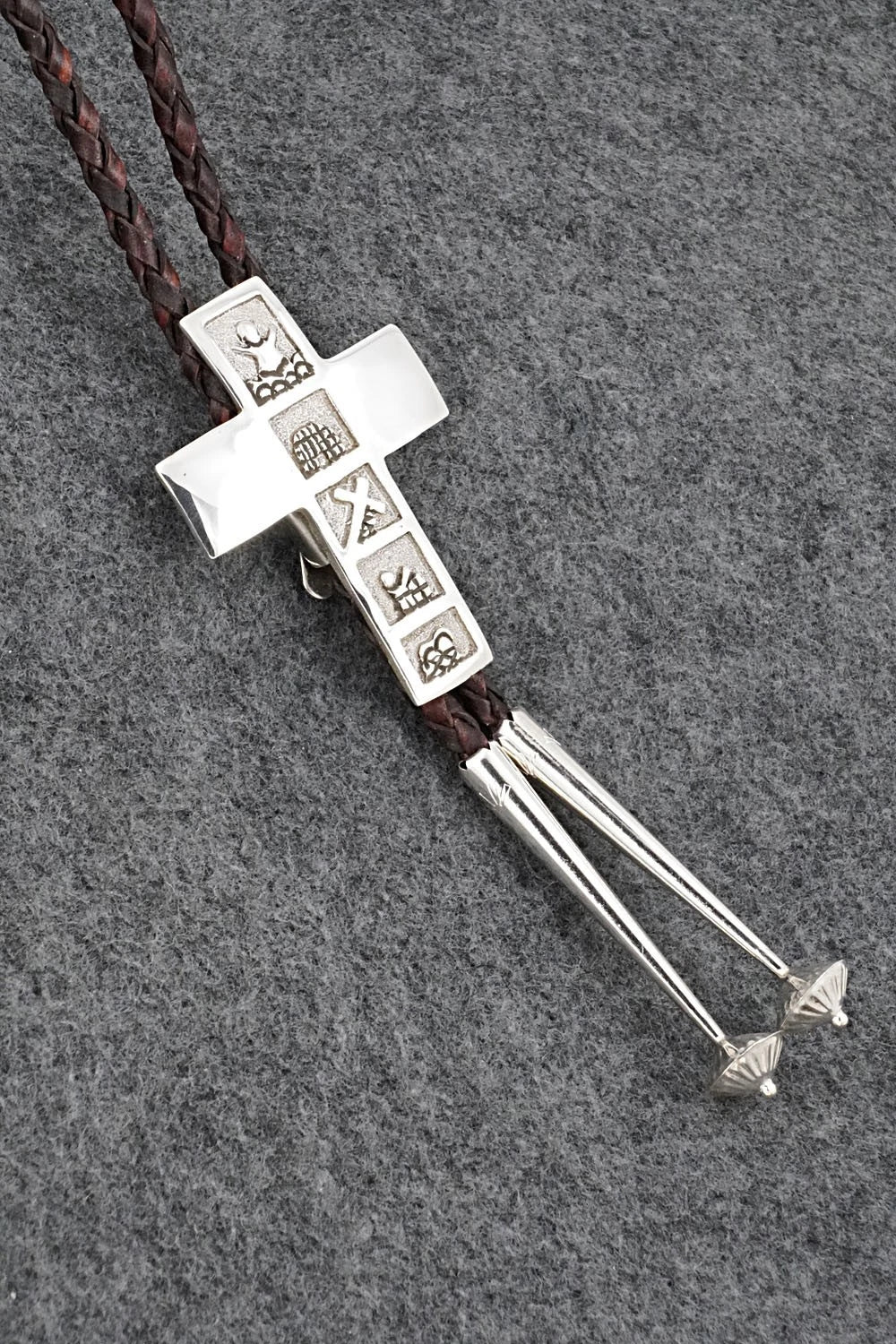 Sterling Silver Bolo Tie - Roger John