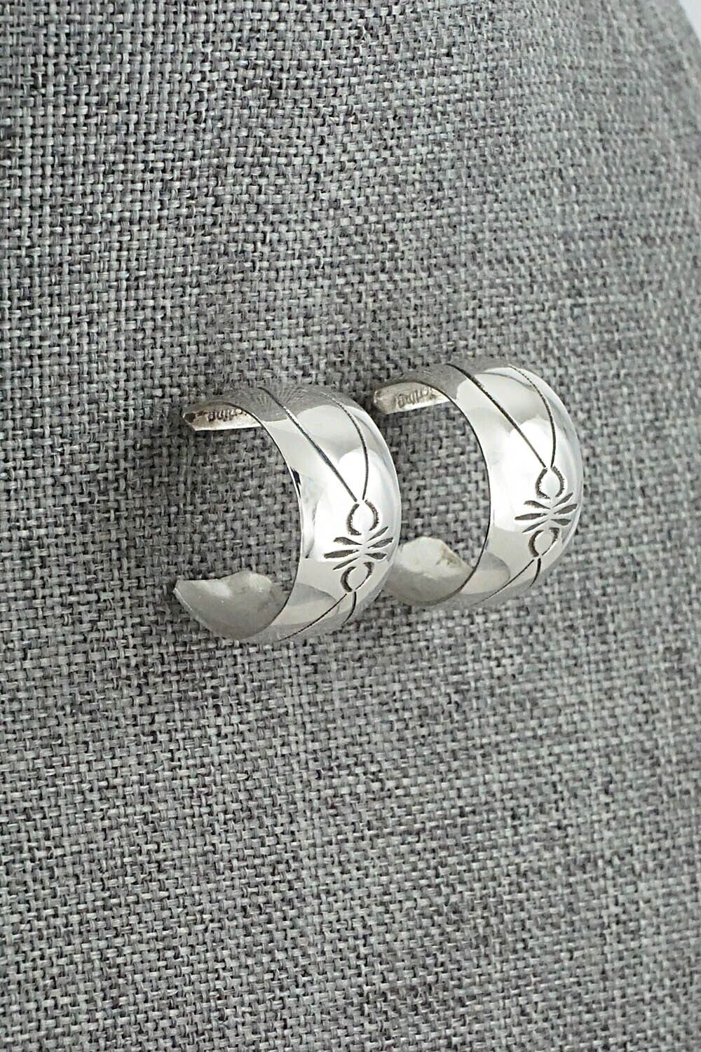 Sterling Silver Hoop Earrings - Nora Ashley