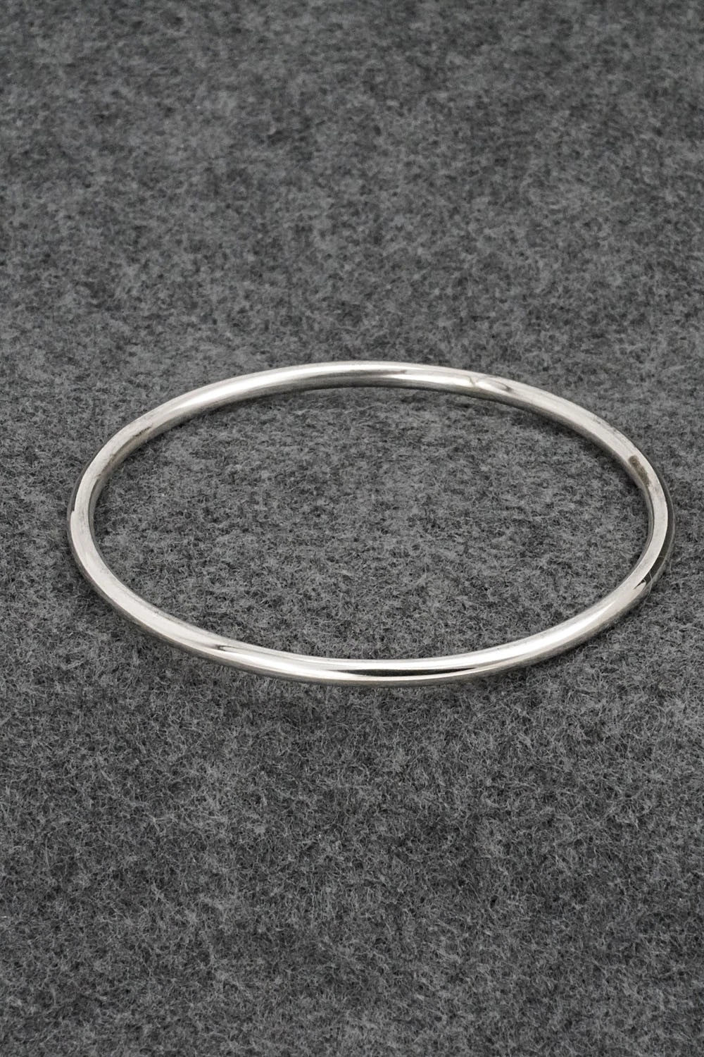 Sterling Silver Bangle Bracelet - Elaine Tahe