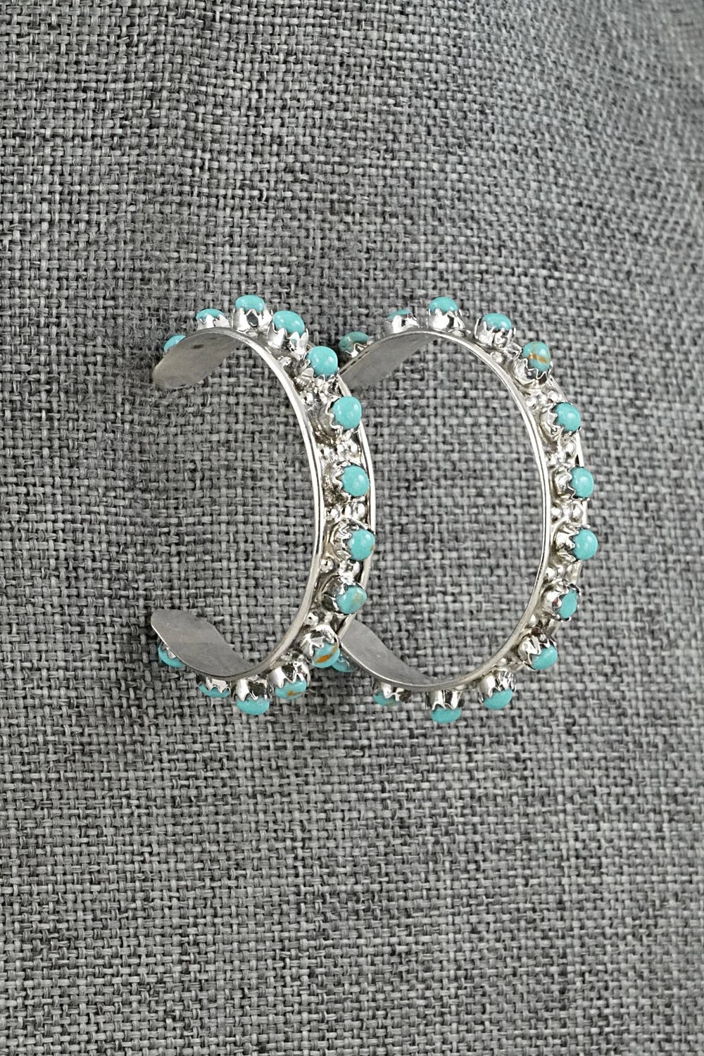 Turquoise & Sterling Silver Earrings - Joanne Cheama