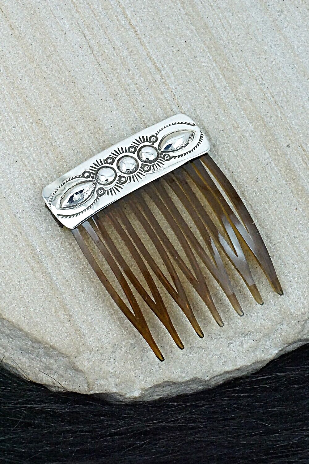 Sterling Silver Hair Combs - Jennie Blackgoat