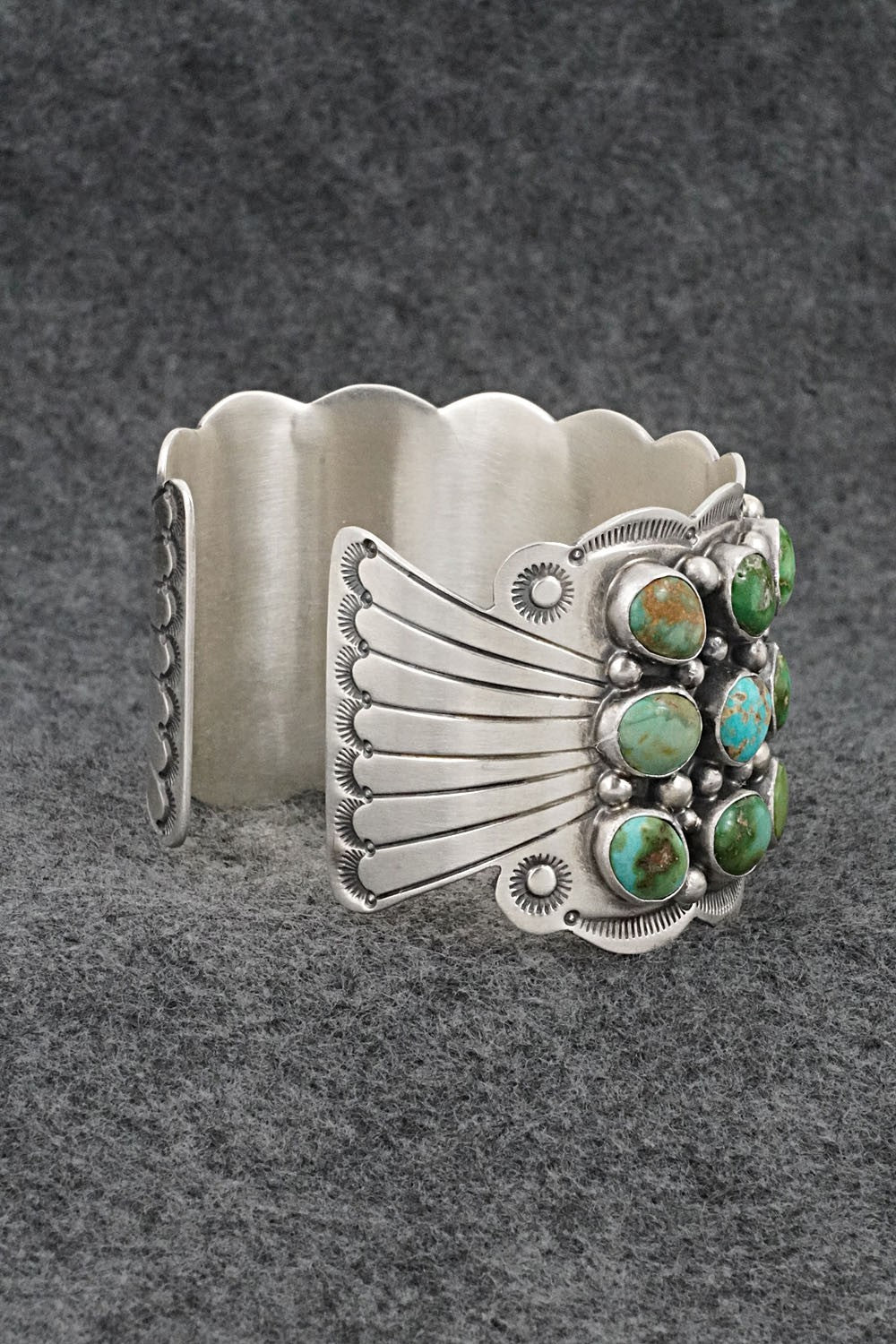 Turquoise & Sterling Silver Bracelet - Tom Lewis