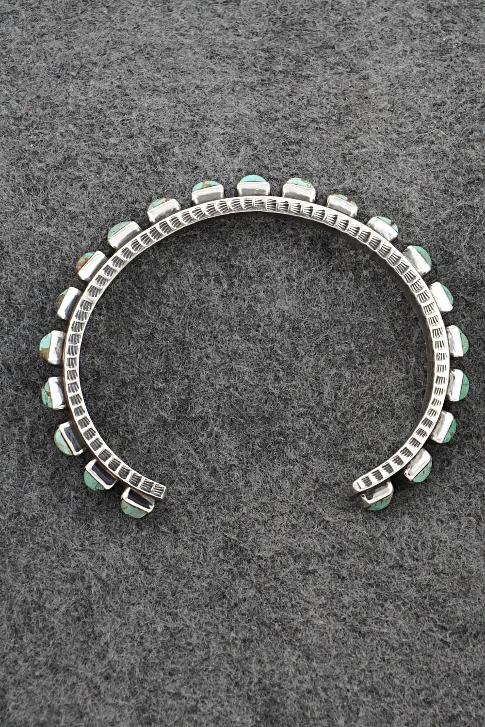 Turquoise & Sterling Silver Bracelet - Ernest Rangel