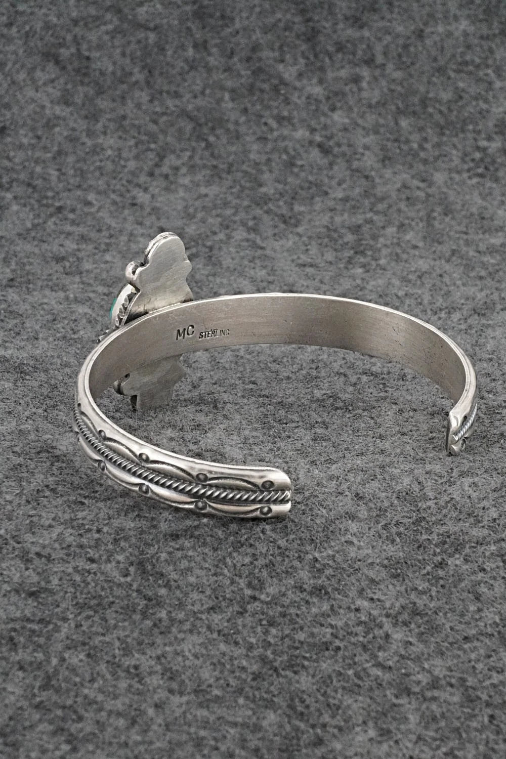 Turquoise & Sterling Silver Bracelet - Michael Calladitto