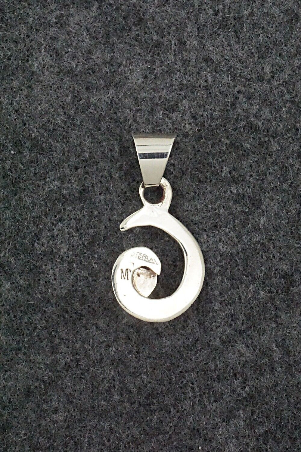 Coral & Sterling Silver Pendant - Mildred Parkhurst