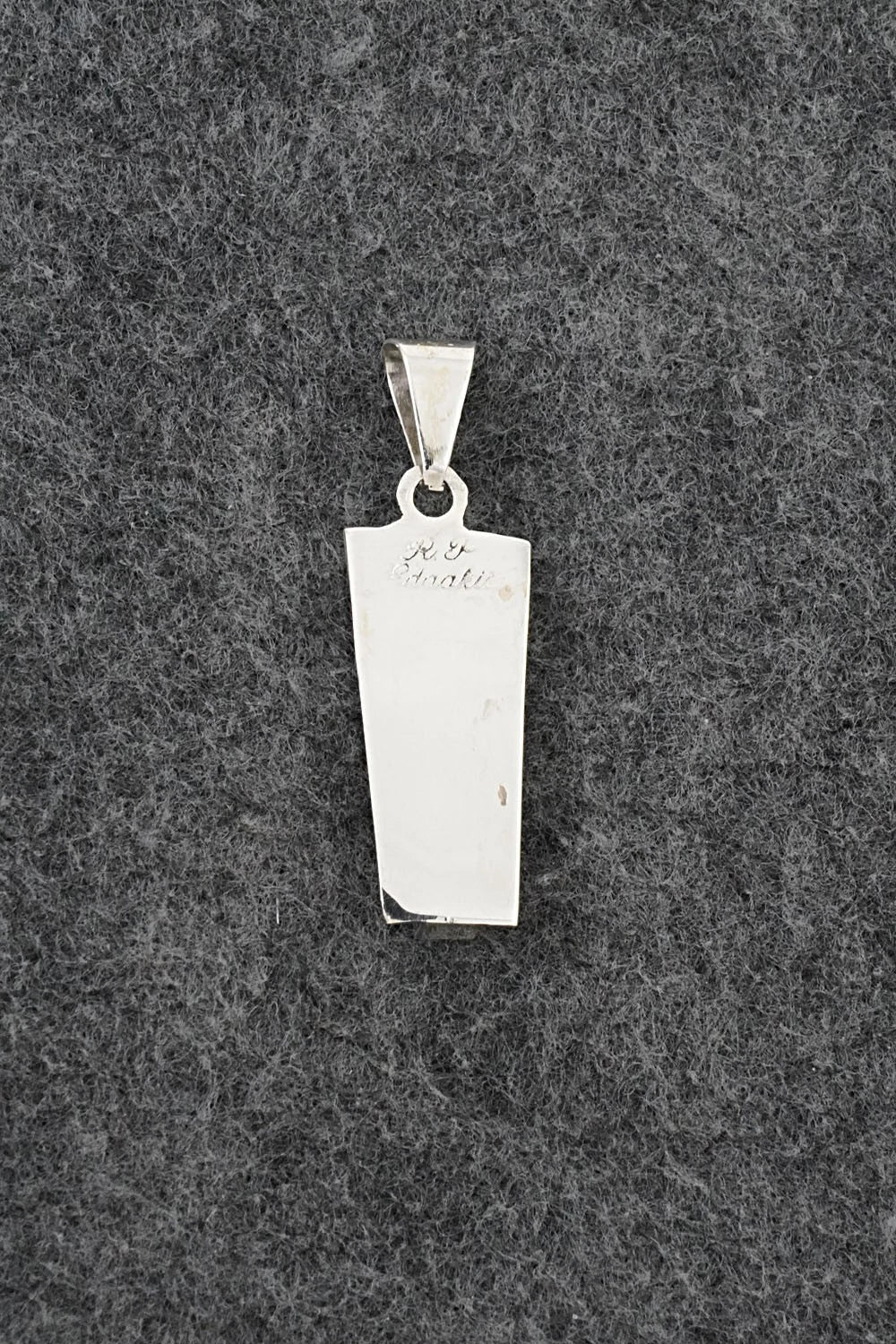 Multi Stone & Sterling Silver Pendant - Rayland Edaakie