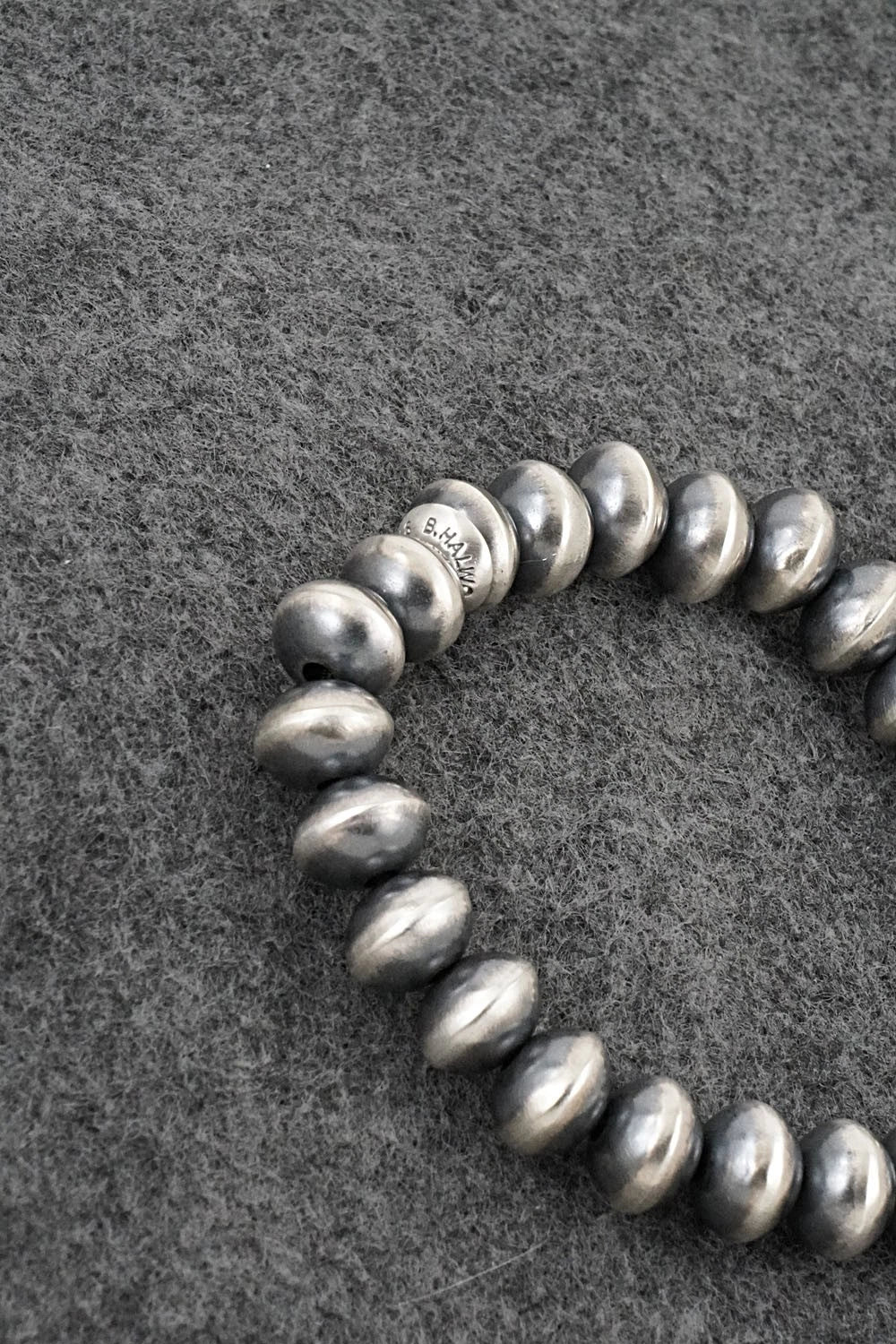 Sterling Silver Navajo Pearl Bracelet - Bryannen Halwood