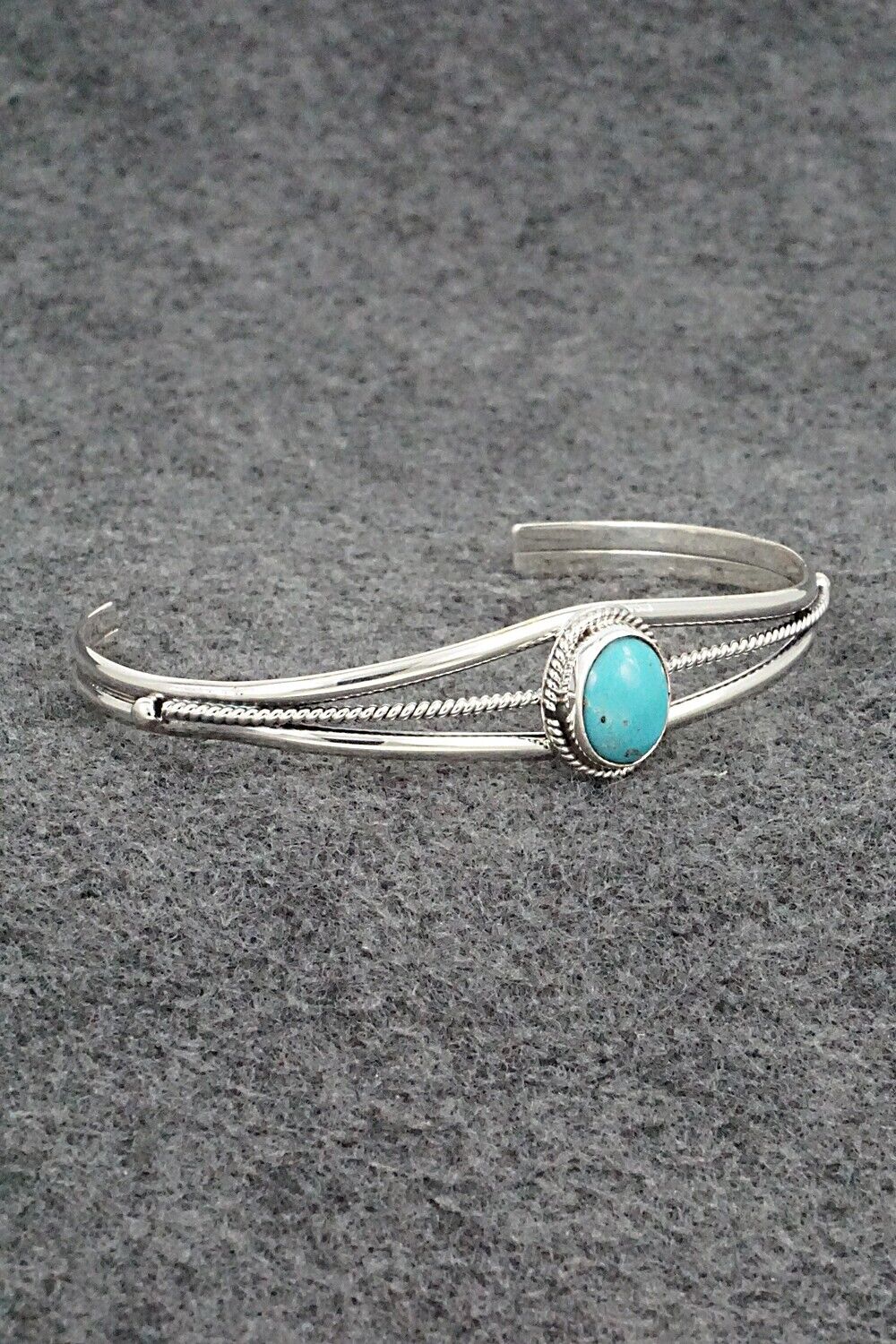 Turquoise & Sterling Silver Bracelet - Alice Rose Saunders