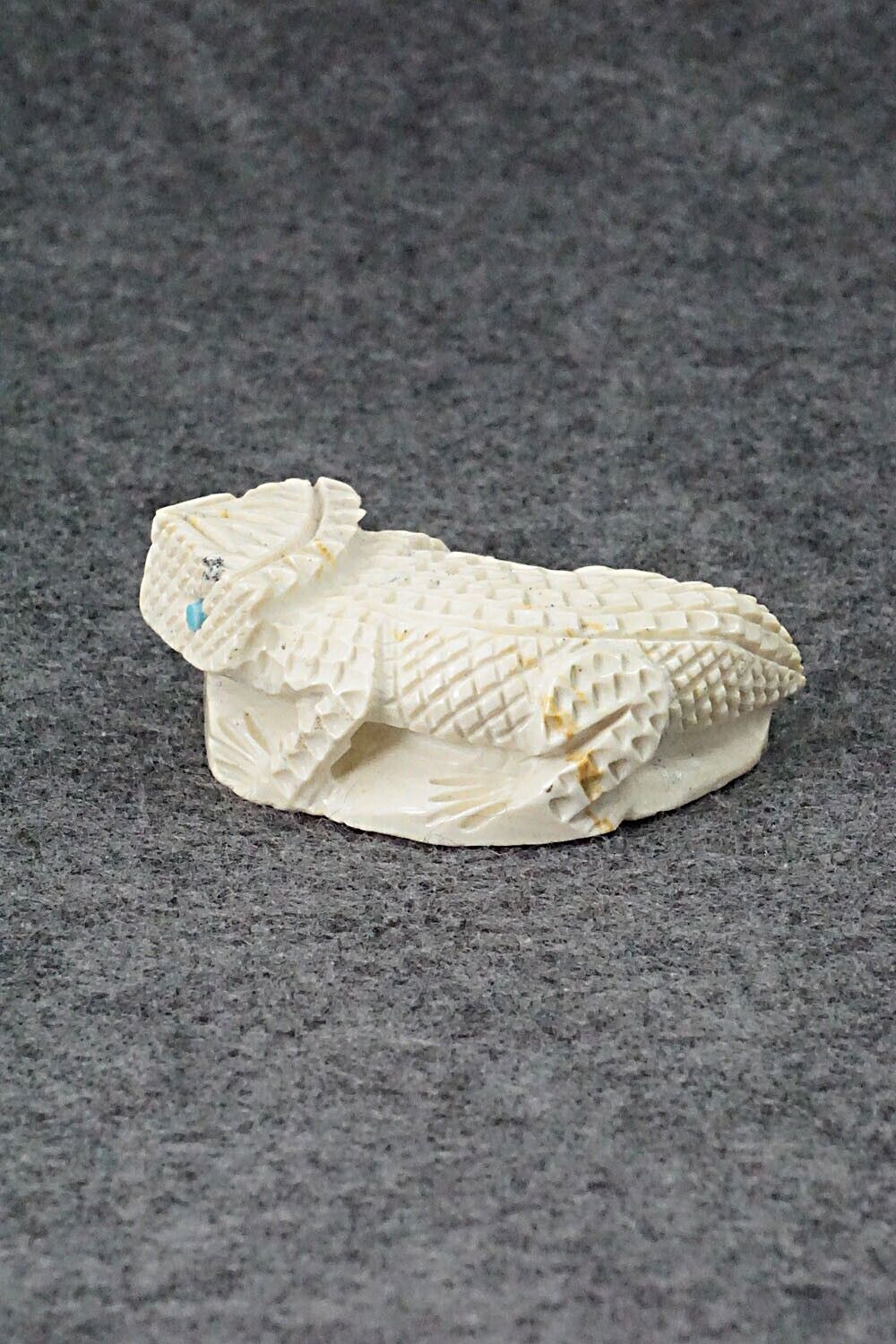 Horned Toad Zuni Fetish Carving - Jensen Charlie
