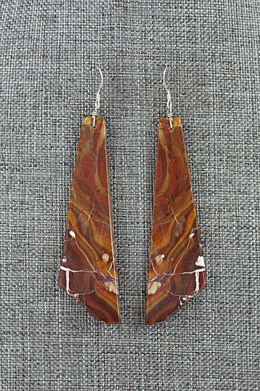 Wild Horse & Sterling Silver Earrings - Francis Garcia