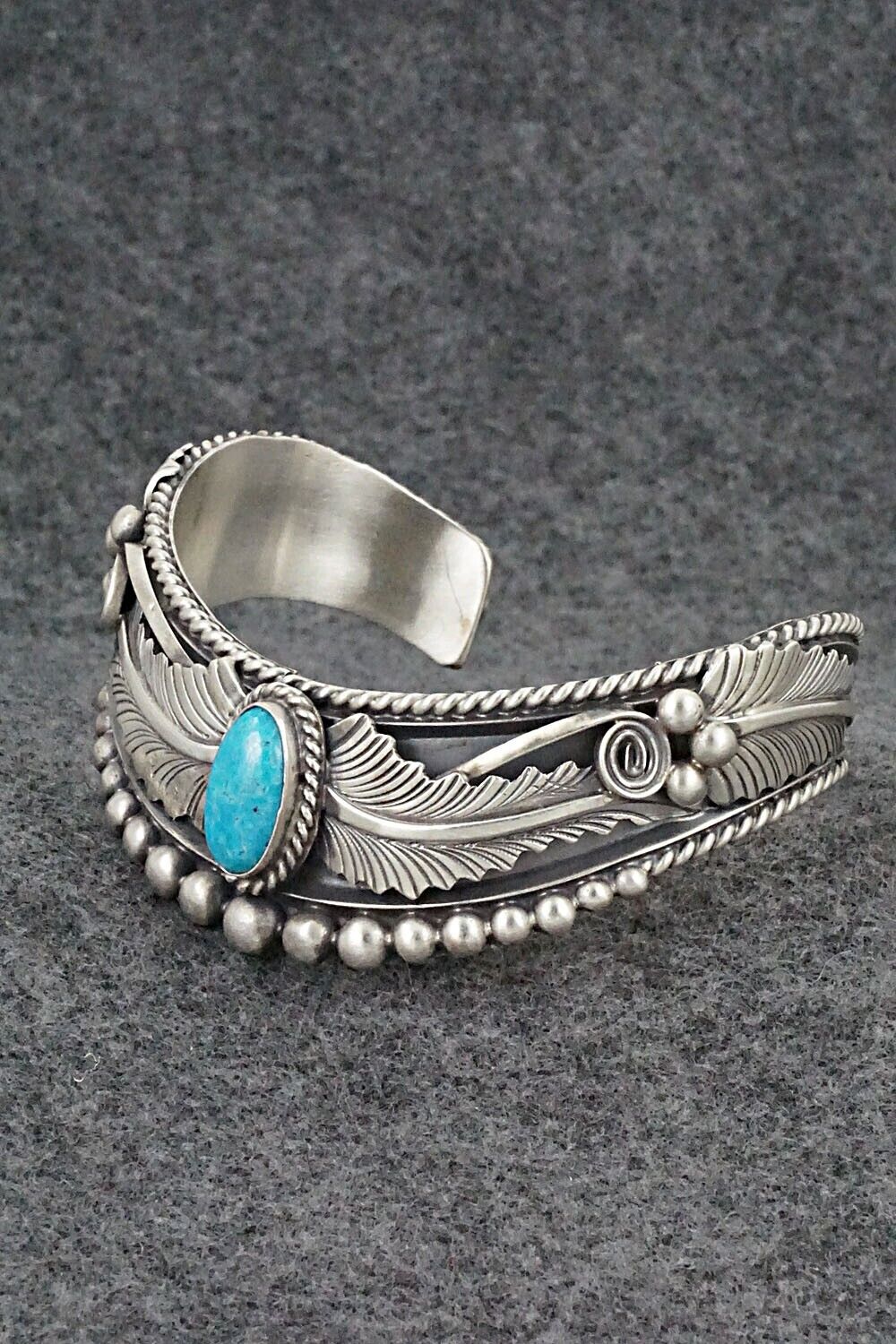 Turquoise & Sterling Silver Bracelet - Tom Lewis