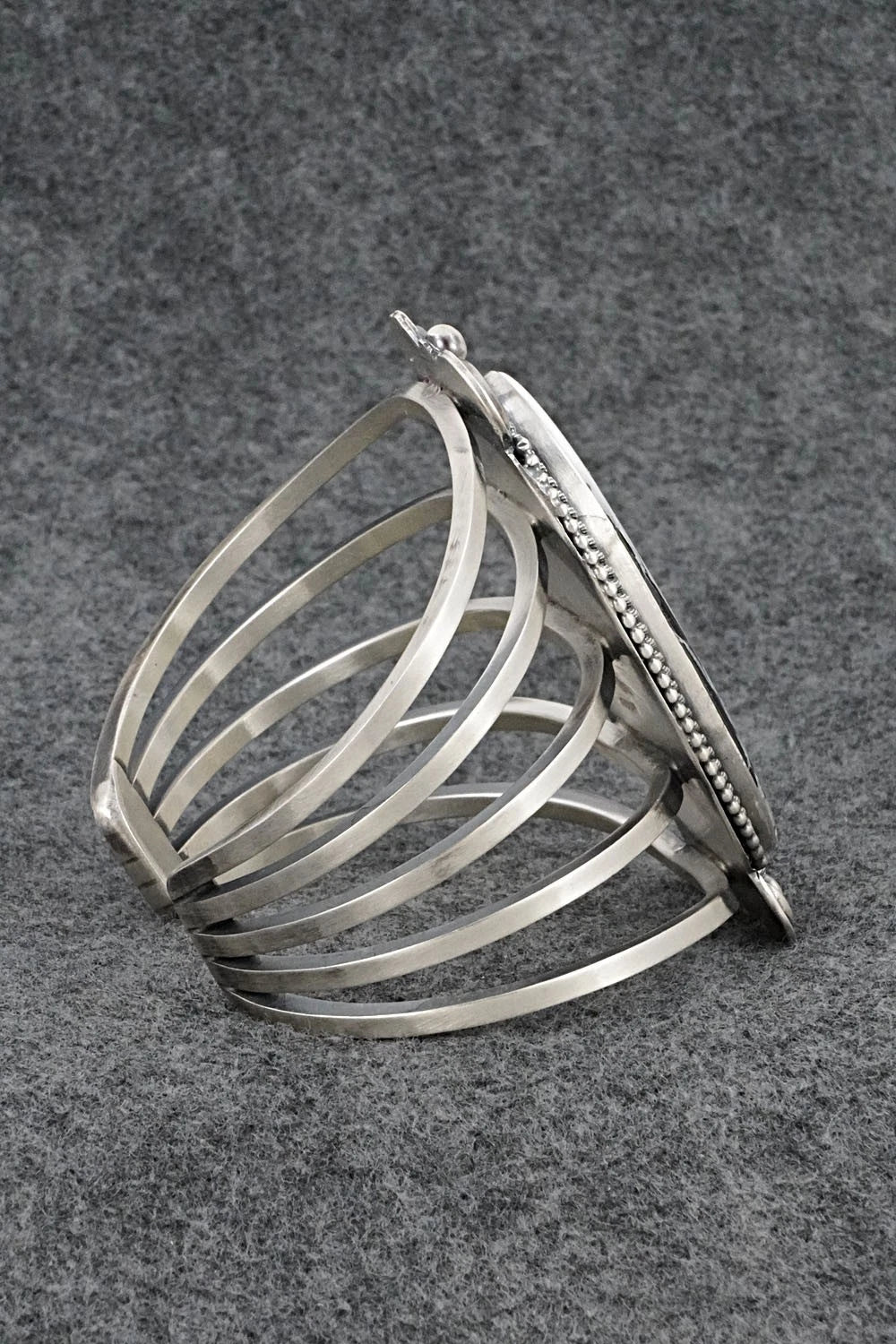 White Buffalo & Sterling Silver Bracelet - Paul Livingston