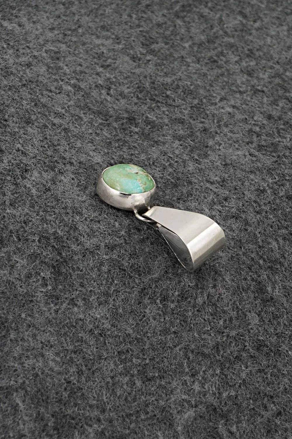 Turquoise & Sterling Silver Pendant - Rosemary Saunders