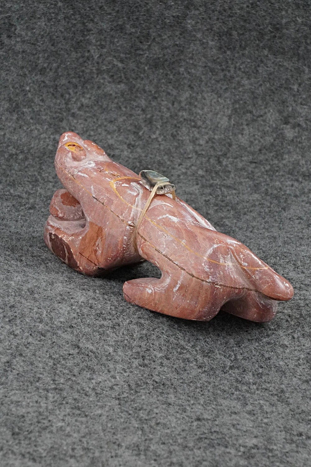Mountain Lion Zuni Fetish Carving - Rick Kallestewa