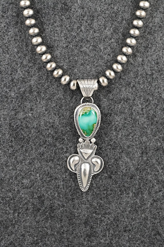 Turquoise & Sterling Silver Necklace - Gary Shorty