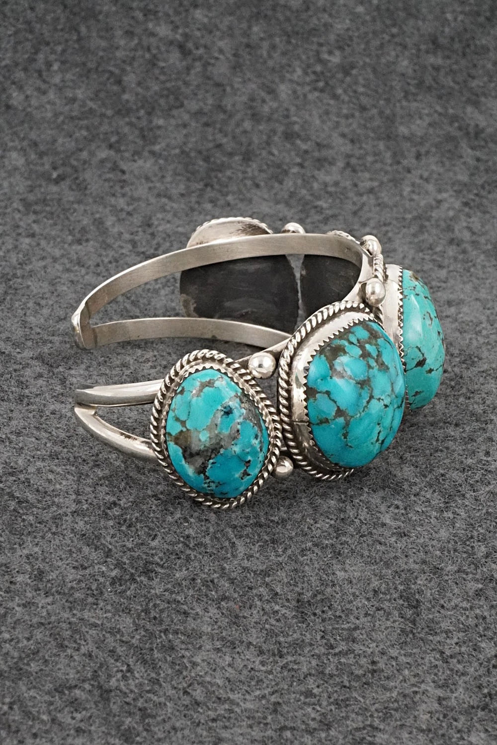 Turquoise & Sterling Silver Bracelet - Ray Nez