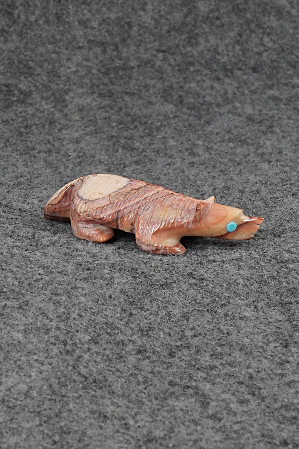 Badger Zuni Fetish Carving - Ronnie Lunasee