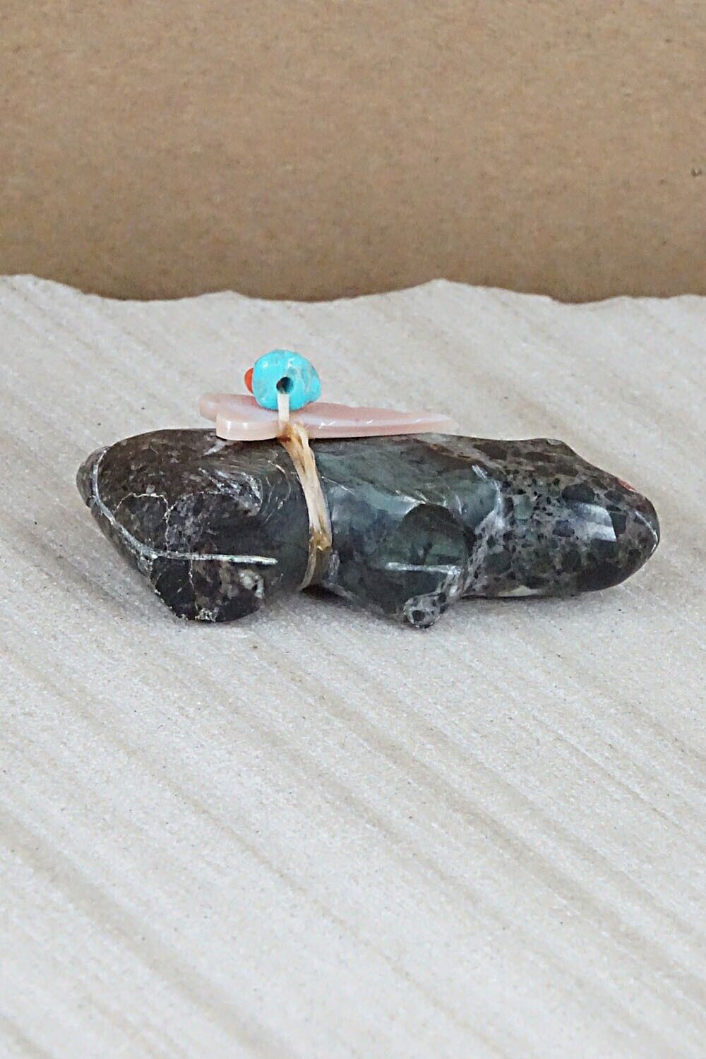 Cat Zuni Fetish Carving - Leland Boone