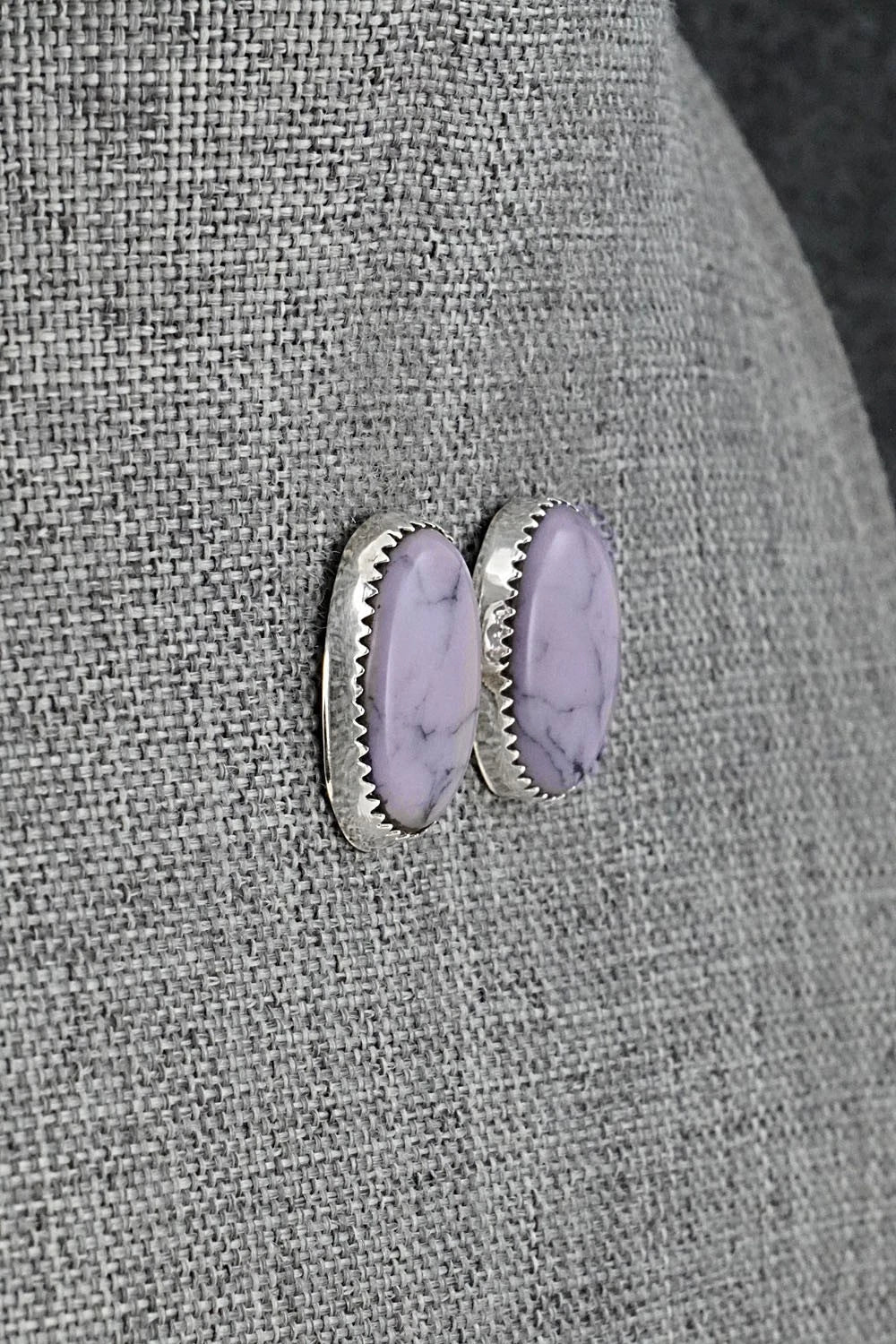 Morado & Sterling Silver Earrings - Murray Hannaweeka